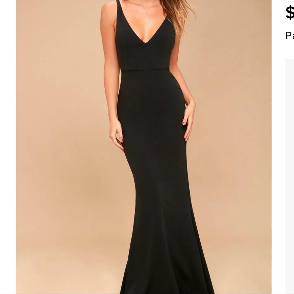 Melora Black Sleeveless Maxi Dress